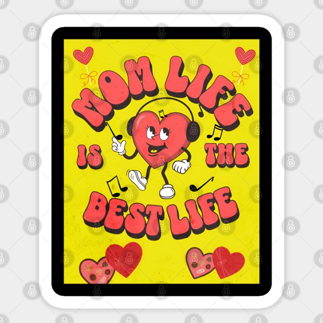 My Mom Life is the best life Mothers day Sticker by Elite & Trendy Designs